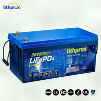 Batterie LiFePO4 de remplacement pour chariot élévateur 36V 200AH UL UN38.3 CE RoHS avec BMS intelligent, 6000 cycles, usine OEM ODM