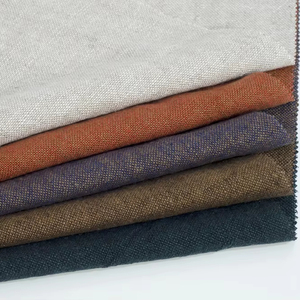 Tela de Lino Puro Orgánico de Textura Rica, Tejido Liso que Absorbe la Humedad, 100% Lino Falso para Prendas de Vestir, Ropa y Textiles para el Hogar - Product Image 1