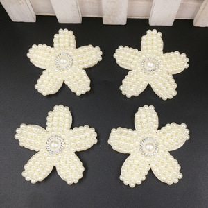 Fabricantes Vendas Diretas Pérola Flor Meias Decorativas Pano Colar Roupas Sapatos e Chapéus DIY Acessórios - Product Image 3