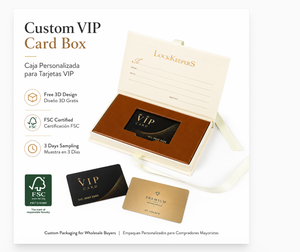 Wholesale Custom Premium Vip Card Box Fsc Certified Magnetic Membership Card <b>Packaging</b> Credit Gift Card Box With Ribbon - Product Image 1