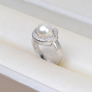 Anillo de Plata S925 con Extremo Cerrado para Joyería DIY, Accesorios para Incrustar Perlas, Anillo de Dedo Semiterminado, Base Vacía - Product Image 4