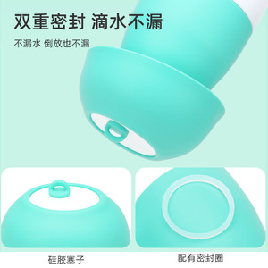 Bouteille d'eau pliable pour chien, grande capacité, distributeur d'eau portable pour animaux de compagnie avec bol et récipient pour nourriture, pour utilisation en extérieur - Product Image 5