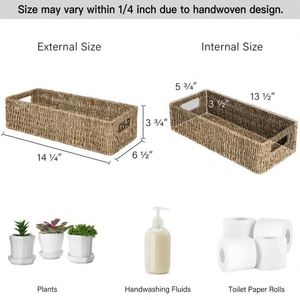 Keranjang Penyimpanan15 Keranjang Cucian Interaktif Keranjang Lipat Bambu Tempat Sampah Piknik Kardus Keranjang Sampah Logam Keranjang Sampah Rotan Karet - Product Image 2