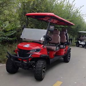 Voiture de golf miniature de luxe certifiée CE, voiture de chasse, <span class=keywords><strong>6</strong></span> places, avec puissant moteur AC de 3,5 kW, contrôleur homologué DOT - Product Image 1