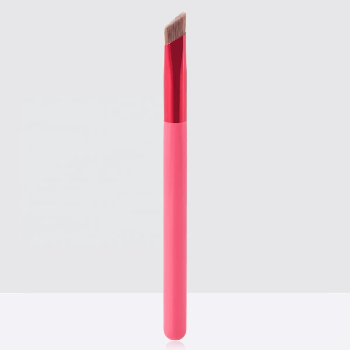 Top Selling Quick Thrush Square Eyebrow Brush Convenient Lazy Multi-Purpose Pink Eyebrow Brush Smooth Canvas Concealer Brush