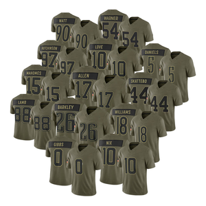 Camisa de Futebol Americano Limitada Edição 2025 Nova Coleção Salute to Service, Bordada, de Alta Qualidade e Barata, Camisa de Rugby com Bordado - Product Image 1