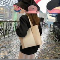 Sac fourre-tout tendance en cuir PU pour femme, nouvelle collection 2026, grande capacité, fermeture éclair, couleurs contrastées, avec deux anses