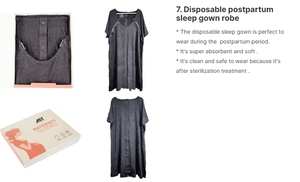 Set pigiama <span class=keywords><strong>da</strong></span> allattamento in raso elegante e traspirante <span class=keywords><strong>per</strong></span> donna, non camicia <span class=keywords><strong>da</strong></span> <span class=keywords><strong>notte</strong></span>, con calzini, <span class=keywords><strong>per</strong></span> il parto e l'ospedale, <span class=keywords><strong>per</strong></span> la maternità - Product Image 6