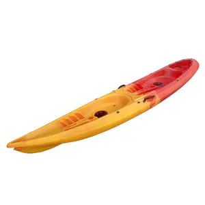 Produsen 2 Orang Kayak Rekreasi 12,8 Kaki LLDPE Travel Kano Sit On Top Fishing Kayak