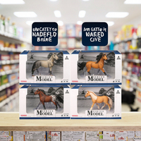Figuras de Caballos en Miniatura de Plástico Sólido Realistas