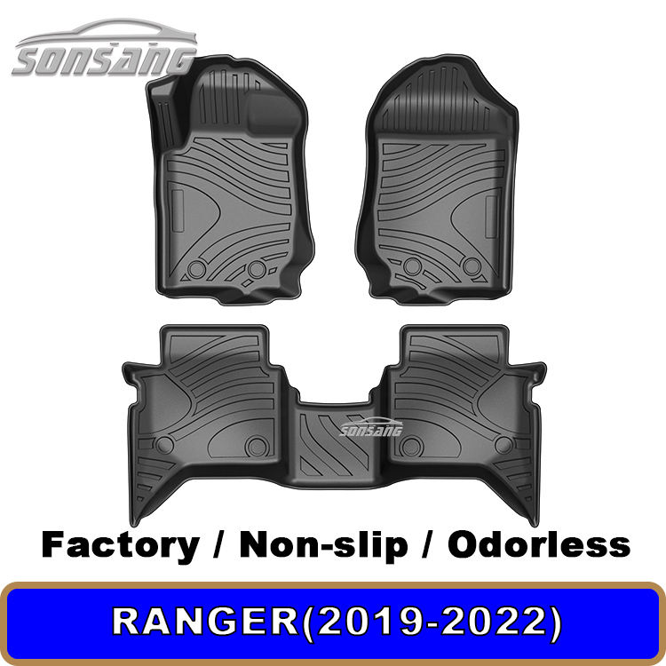 Ford Ranger 2019-2022 car mats left hand driver