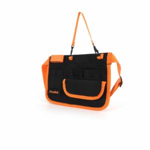 Negro Naranja Contraste 900D Poliéster Undurchlässige Crema llera Cierre Rinonera Enfermera - Product Image 5