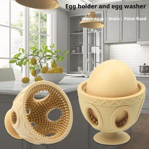 Cepillo de limpieza de huevos de silicona para huevos frescos de granja, elimina nasties de gallinero, ideal para pollos de patio trasero, el cepillo de huevos original - Product Image 4