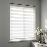 Stores enrouleurs zébrés semi-occultants jour et nuit pour intérieur, manuels ou électriques intelligents, en polyester simple, pour usage mariage, vente en gros