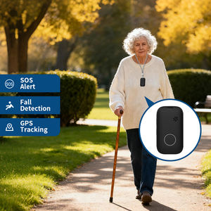 جهاز تتبع GPS شخصي جديد بتقنية 4G مع زر طوارئ وشريحة صغيرة وeSIM للأطفال وكبار السن مع خاصية اكتشاف السقوط وإنذار SOS وتحديد المنطقة الجغرافية - Product Image 1