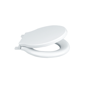 Sièges de toilette ronds en plastique modernes à fermeture lente avec couvercle amortisseur à dégagement rapide - Product Image 2