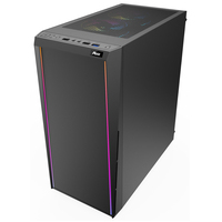 Boîtier d'ordinateur de jeu PC RGB en verre trempé Micro ATX personnalisé, nouvelle conception AntarcChill