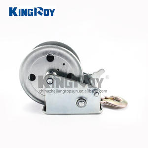 Manivela Manual Kingroy de 1000 lb, Acero al Carbono, Cable de Acero de 50 mm, 7 m, Galvanizada, Gris, para Remolcar y Levantar - Product Image 4