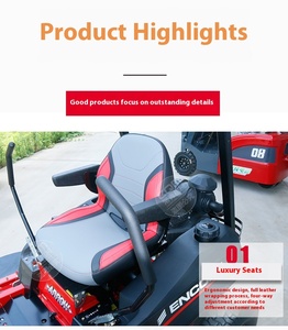 Cortadora de Césped Comercial de Giro Cero de 42 Pulgadas y 15 HP a Gasolina con Plataforma de Acero para Negocios EAZ50-ES - Product Image 2