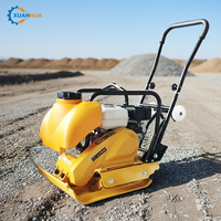 Compacteur à plaques vibrantes avec moteur et moteur 4KW, fonctionnement manuel