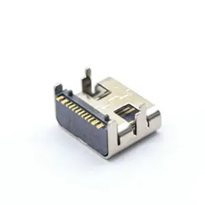 Hot Selling 16pin Usb Smt Usb Type C Connector Vrouwelijke Type-C 16pin Vrouwelijke Connector Hoogte 1.0Mm