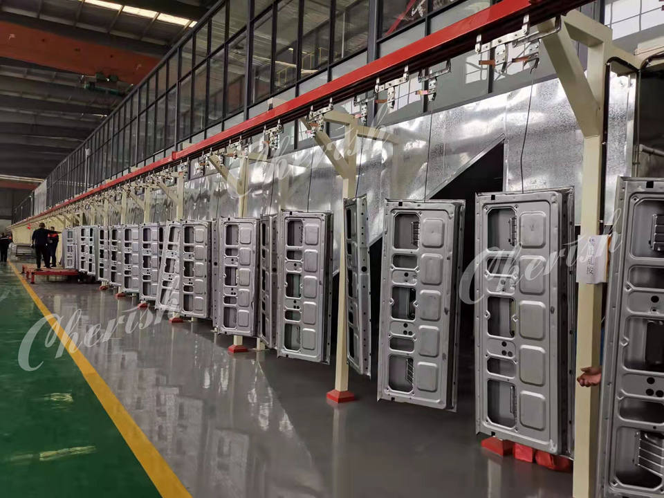 Automatic Powder Spraying Line Coating Spray Line Machine Production ...