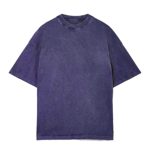 เสื้อยืดผู้ชายโอเวอร์ไซส์ฟอกสีลายกรดแบบวินเทจเสื้อยืดผู้ชายไซส์ใหญ่พิเศษสีสเปรย์ฟอก - Product Image 1