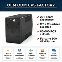 Prix d'usine, batterie rechargeable 12V UPS, alimentation UPS domestique 850VA, LED pour caméra IP/ordinateur/usage domestique, OEM/ODM