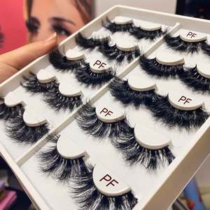 Pestañas Postizas de Mink 3D de Alta Calidad, Cómodas, Pestañas de Seda 3D Hechas a Mano, Pestañas Postizas Dramáticas Personalizadas - Product Image 1