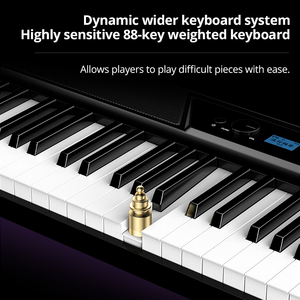 Terence V50 Portable 88 Keys Digital Music Folding Keyboard Electronic Organ Electric Piano Professionnel