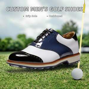 OEM Custom Men's <b>Golf</b> Shoes Long-Term Cushioning Non-Slip Waterproof Autumn Breathable Lining Mesh - Product Image 2