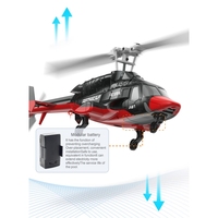 Nouvel Arrivage 1/53 A61 2.4G 6 Axes Gyro 4 Canaux Brushless Maintien d'Altitude Flux Optique Hélicoptère RC Avion RC Jouet Modèle