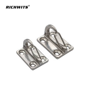 Crochets de suspension simples en acier inoxydable pour bateaux à voile, crochets muraux pour remorquage de cordes, quincaillerie marine - Product Image 5