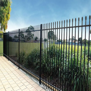 Cercas de hierro forjado de Metal negro para jardín de 6 pies x 8 pies, enrejado, valla de granja de acero galvanizado antioxidante, precios - Product Image 4