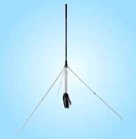 Antenne dipolaire 1/4 de longueur d'onde 87-108 MHz, gain 3 dBi, verticale, en alliage d'aluminium, modèle GP100, pour diffusion publique FM extérieure Yagi