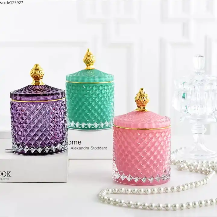 Customized Reusable Retro Luxury Empty Glass Candlestick| Alibaba.com