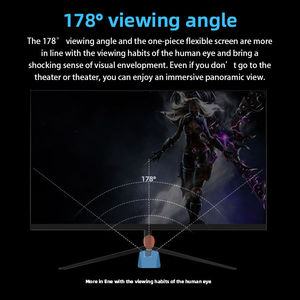 <span class=keywords><strong>24</strong></span>インチフラットフレームレスディスプレイ16:9ワイドカラーガマット1kLcd 75hzゲーミングモニター、調整可能なスタンド付き - Product Image 5