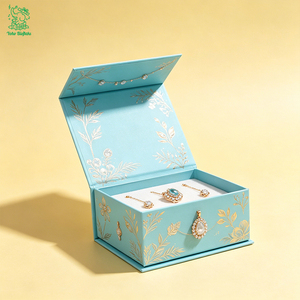 Boîte pliante magnétique blanche élégante en gros pour l'emballage de <span class=keywords><strong>bijoux</strong></span> de luxe, boîte rigide pliable pour coffrets cadeaux - Product Image 2