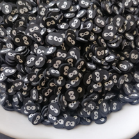 500g de tranches de paillettes en argile polymère pour slime DIY, motifs animaux : patte d'ours, panda, dauphin, étoile de mer, abeille, renne, grenouille, papillon