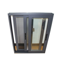 Puertas y Ventanas Corredizas de Aleación de Aluminio con Diseño Moderno de Persianas, Doble Acristalamiento, Insonorizadas y de Ahorro Energético