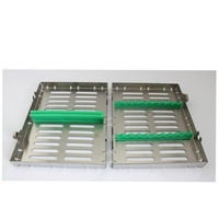 Cassette pour instruments dentaires, 10 plateaux pour instruments, boîte de stérilisation en acier inoxydable