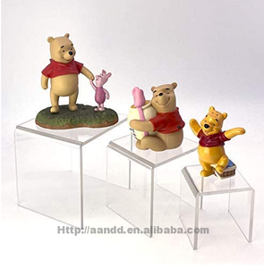 Exhibidores Acrílicos Negros Multifuncionales, Exhibidores de Joyería, Soporte de Exhibición de Productos de Plástico para Figuras, Bufés y Postres - Product Image 4