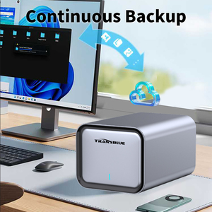 TRANSBLUE 2 bahías RAID Aluminio 3,5 "SATA HDD / SSD <span class=keywords><strong>Carcasa</strong></span> 3,5 HDD <span class=keywords><strong>Carcasa</strong></span> <span class=keywords><strong>externa</strong></span> para computadora - Product Image 5