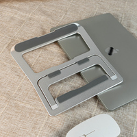 Support pour ordinateur portable Charmount, hauteur réglable, en aluminium, support pour ordinateur portable, support de bureau