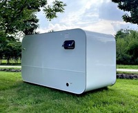 Maison préfabriquée modulaire en conteneur de 20 pieds ou 40 pieds, maison mobile portable en conteneur maritime pour habitation, bureau ou dortoir