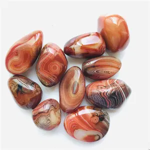 หินคริสตัคคริสตัลขัดหินโมราสีแดงขนาดเล็ก,หิน Sardonyx หินปาล์มสำหรับบำบัด