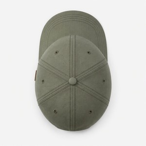 Casquette de baseball ajustable en sergé imperméable à 6 panneaux avec patch latéral en cuir et logo personnalisé – Vente en gros - Product Image 3