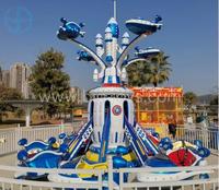 Manège à double couche à contrôle automatique pour parcs d'attractions familiaux