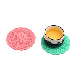 Sous-verres en silicone personnalisés, écologiques et résistants à la chaleur avec design 3D, tapis antidérapants pour verres à vin, vente en gros - Product Image 5