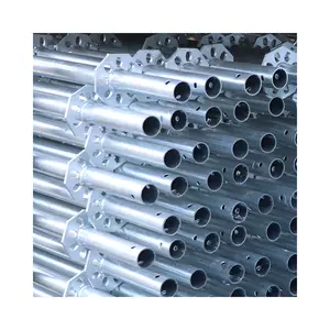 BS1387 Structure Plain End Galvanized Steel Pipe For Scaffold System / BS1139 48.3mm Gi Steel Pipe For Scaffold